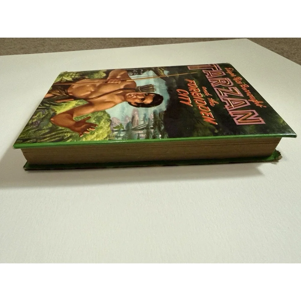 TARZAN AND THE FORBIDDEN CITY Edgar Rice Burroughs (1954) Whitman hardcover READ